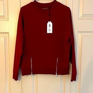 Universal Standard Raglan Zip Sweatshirt size 6-8